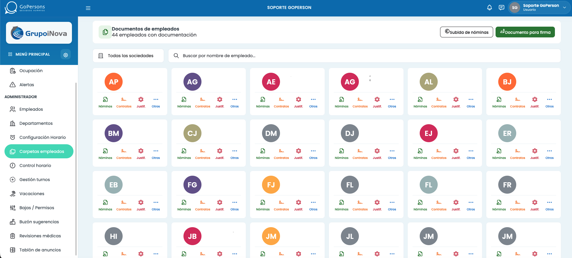 Documentos de empleados GoPersons